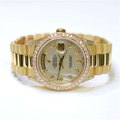 rolex presidential 36mm diamonds|Rolex day date 36 gold.